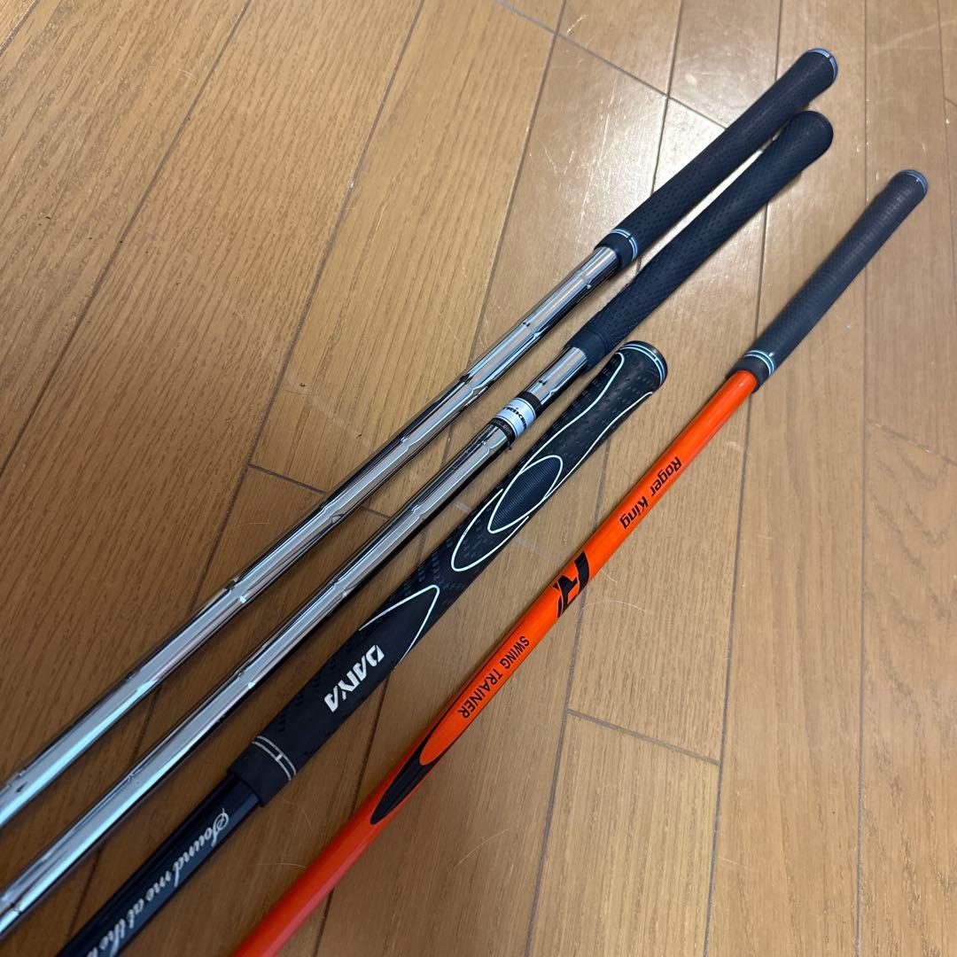 値下‼️ゴルフ練習 4本セットRogerKing(Swing Trainer)他
