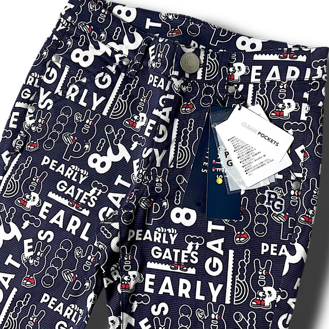 00 31,900円 パーリーゲイツ どうしちゃったPGプリントストレッチパンツ