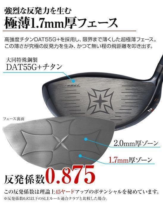 【送料無料】★ ワイルドマキシマックス 世界最薄超高反発で激飛び45Yアップ