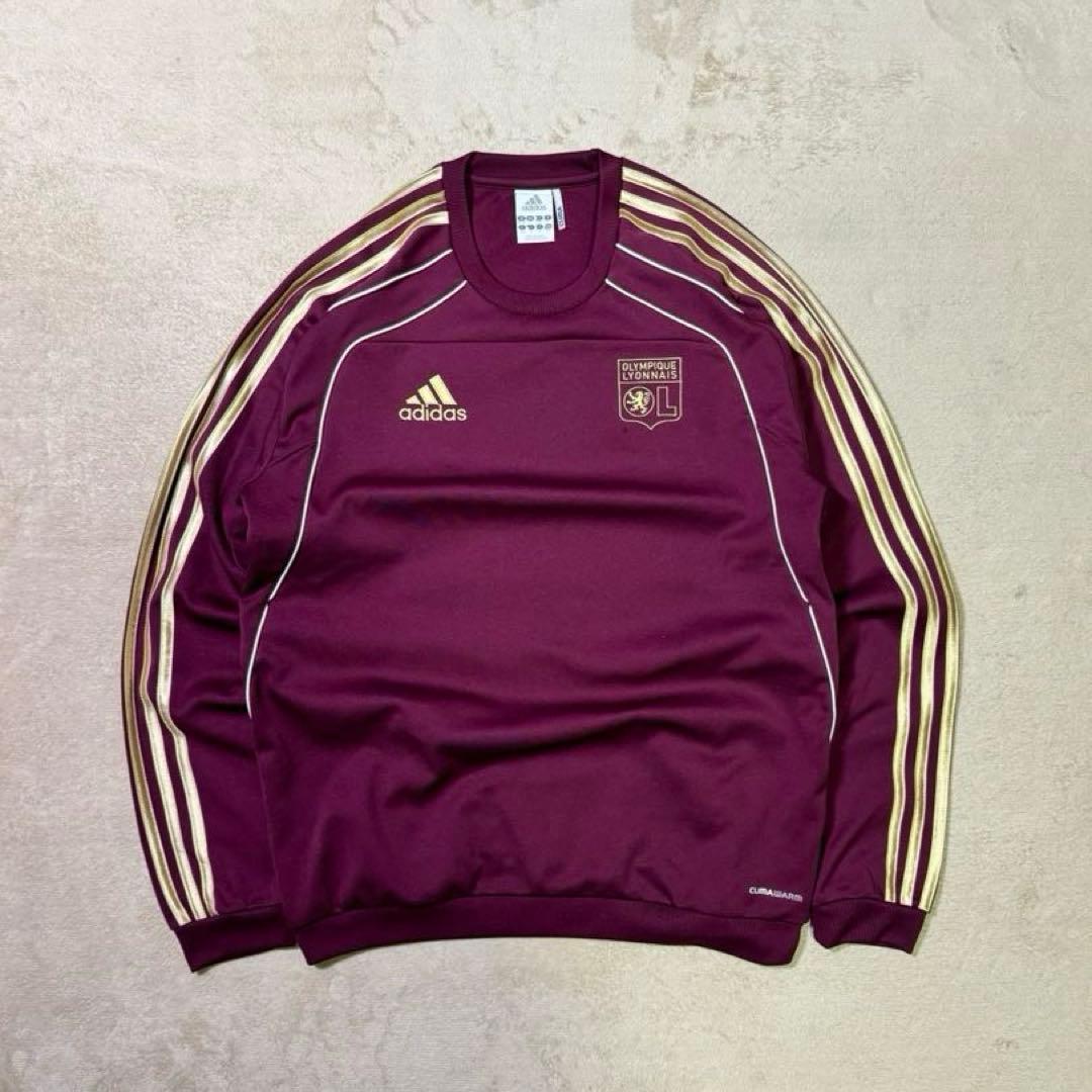 adidas オリンピック・リヨン 10-11ウォームトレーニングトップ