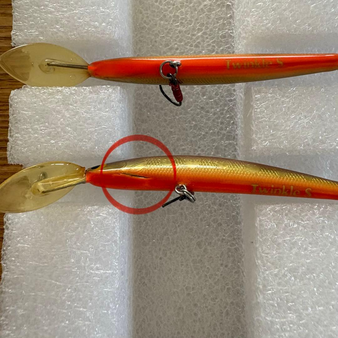 ツインクル　シンキングディープ　バルサミノー　4個　60mm 湖　渓流　本流