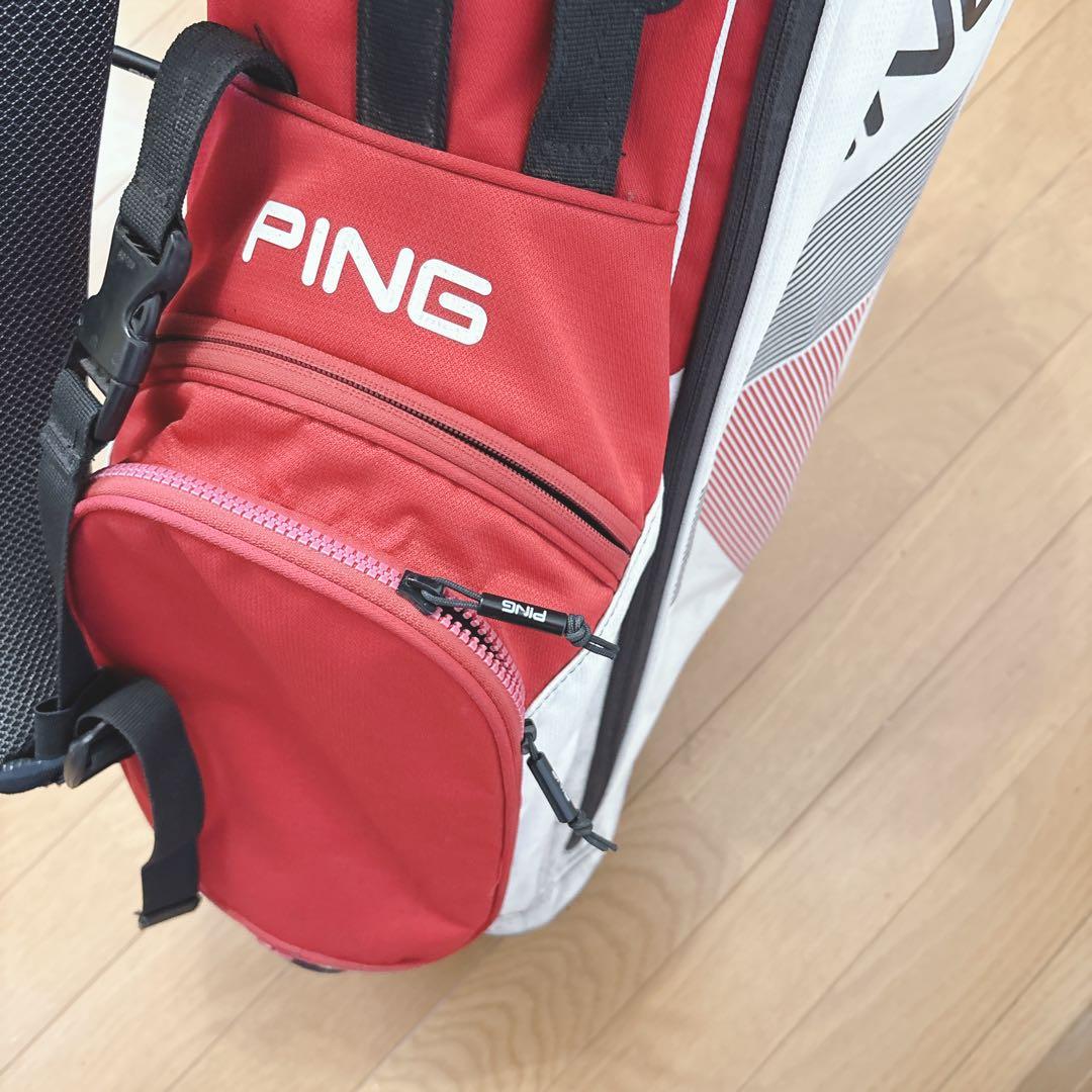 K452 PING スタンドキャディバッグ フード無し