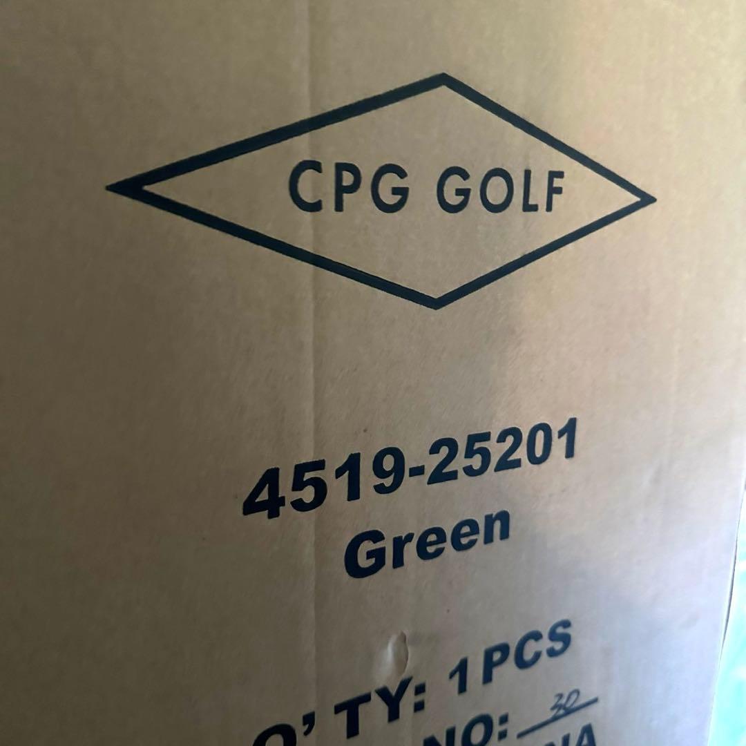 最終値下げ　新品未使用　CPG Golf キャディバッグ グリーン/ホワイト