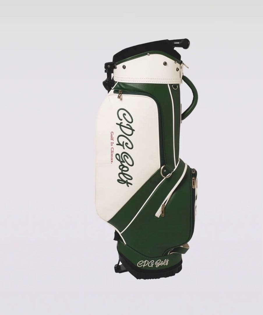 最終値下げ　新品未使用　CPG Golf キャディバッグ グリーン/ホワイト