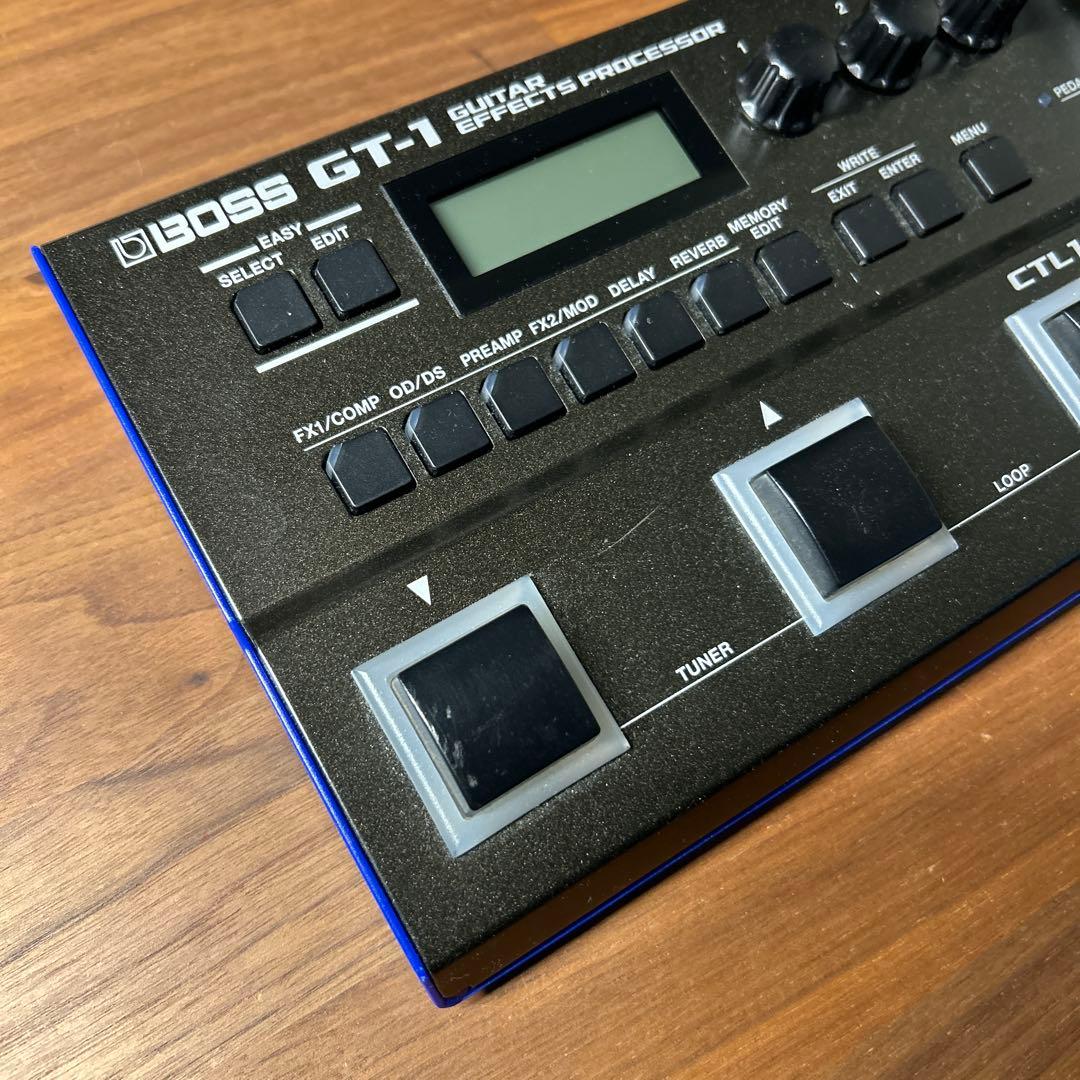 BOSS GT-1 ギターエフェクター 取説 アダプター 教科書付き
