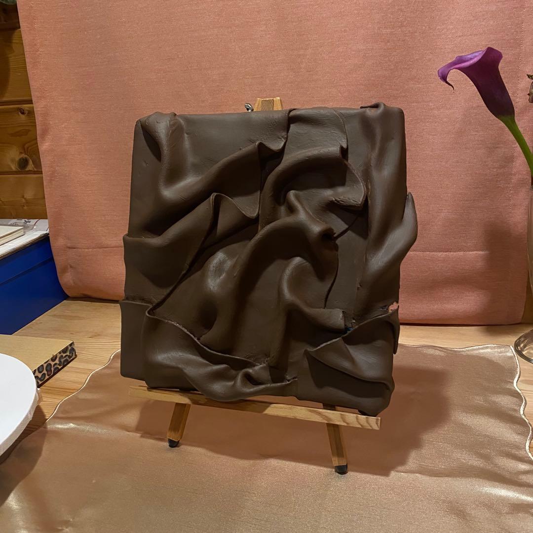 テクスチャアート　一点もの　24cm×24cm