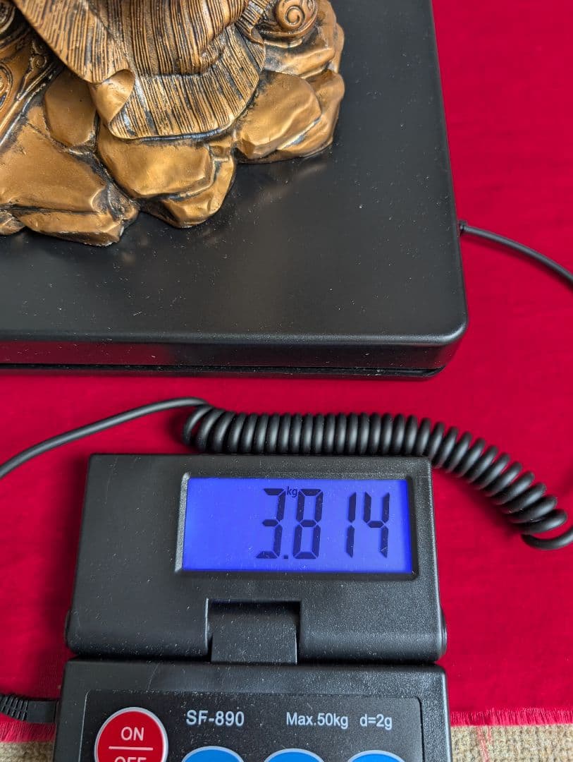 工芸　彫刻　関羽　関公　三国志　置物　立像