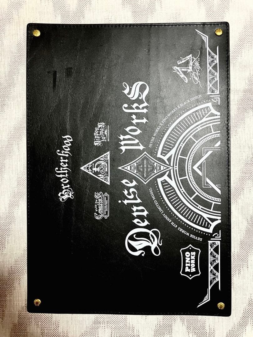 【レア】DEVISE WORKS 6周年アイテム leather mat