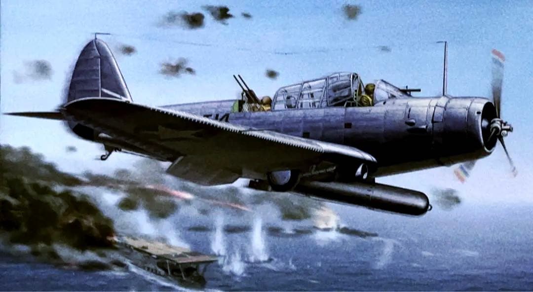 G.W.H 1/48 米海軍 TBD-1 デバステイター 1942 ミッドウェー