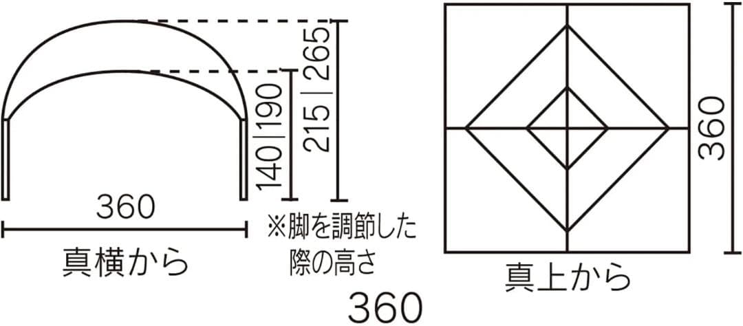 コールマン360+ タープ・シェード本体