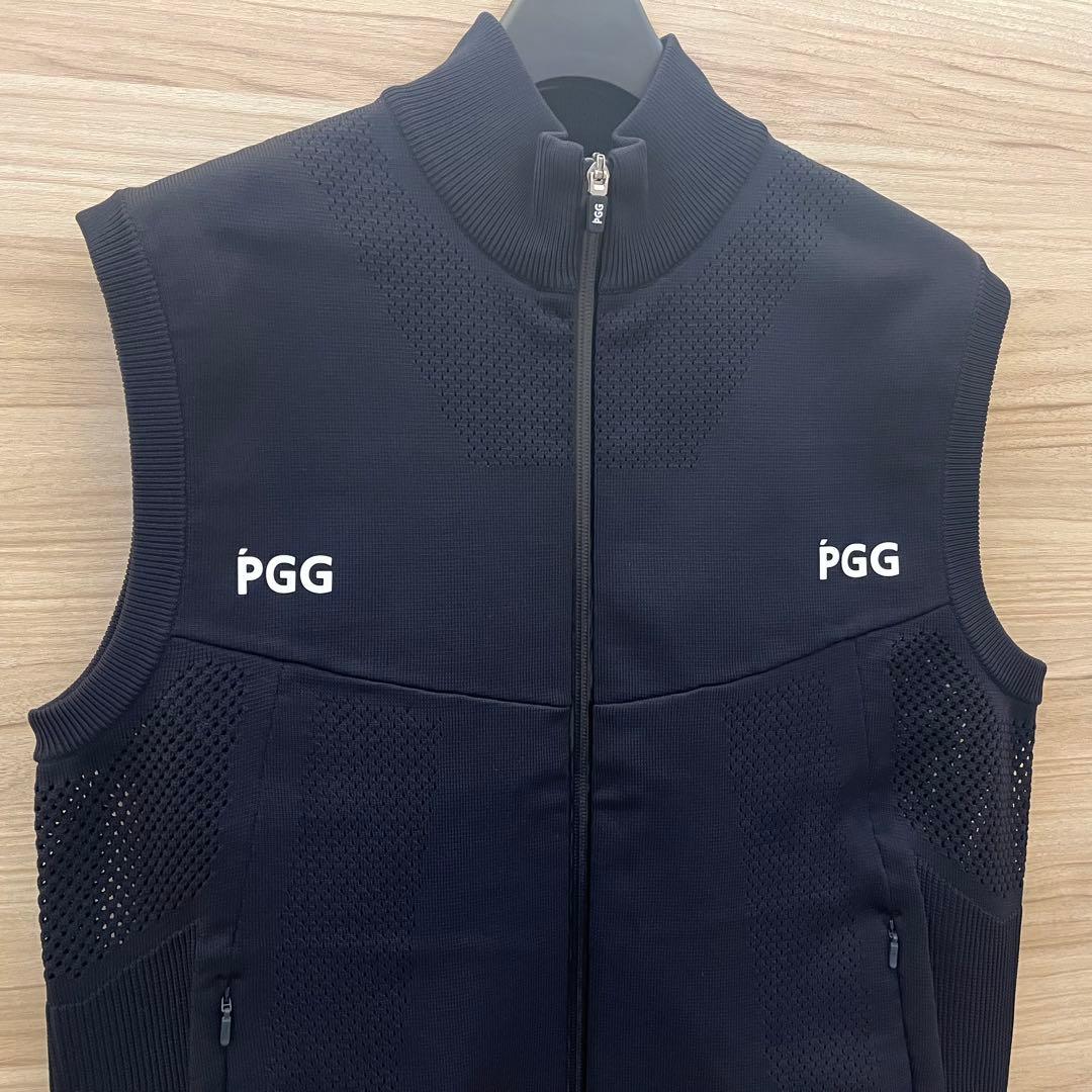 新品★30,800円 PGG パーリーゲイツ ポリエステルヤーンジップベスト 4