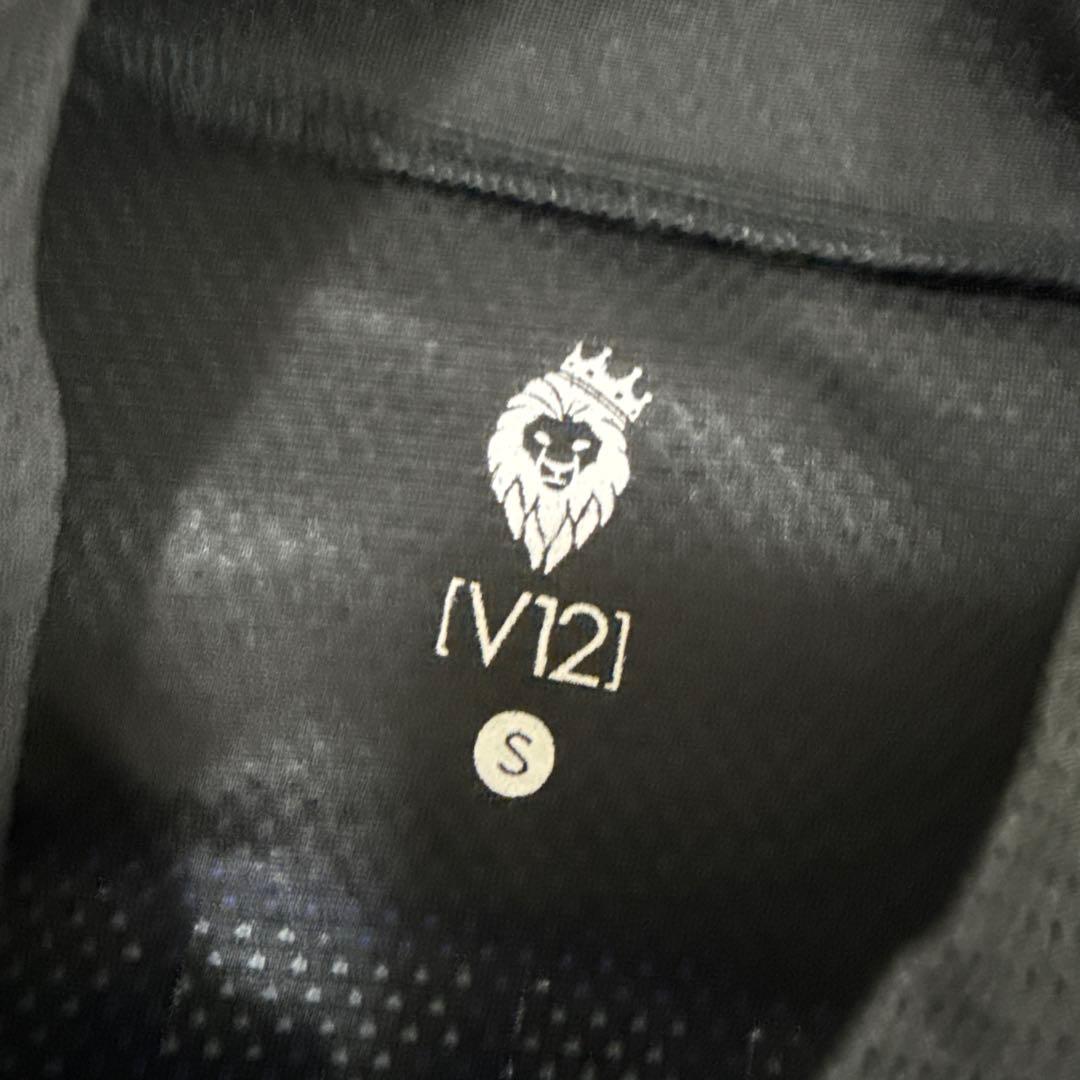 新品　V12 （V TWELVE） 半袖　メッシュモックネックシャツS