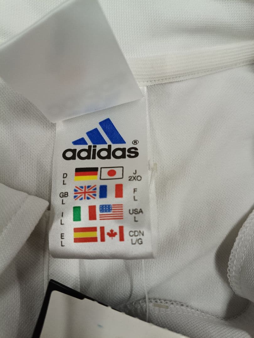 レアル・マドリード adidas ホワイトシャツ
