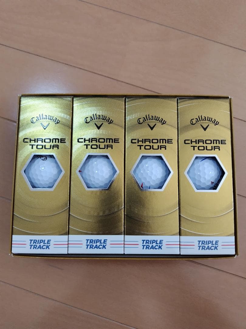 キャロウェイCHROME TOUR TRIPLE TRACK ホワイト 1ダース
