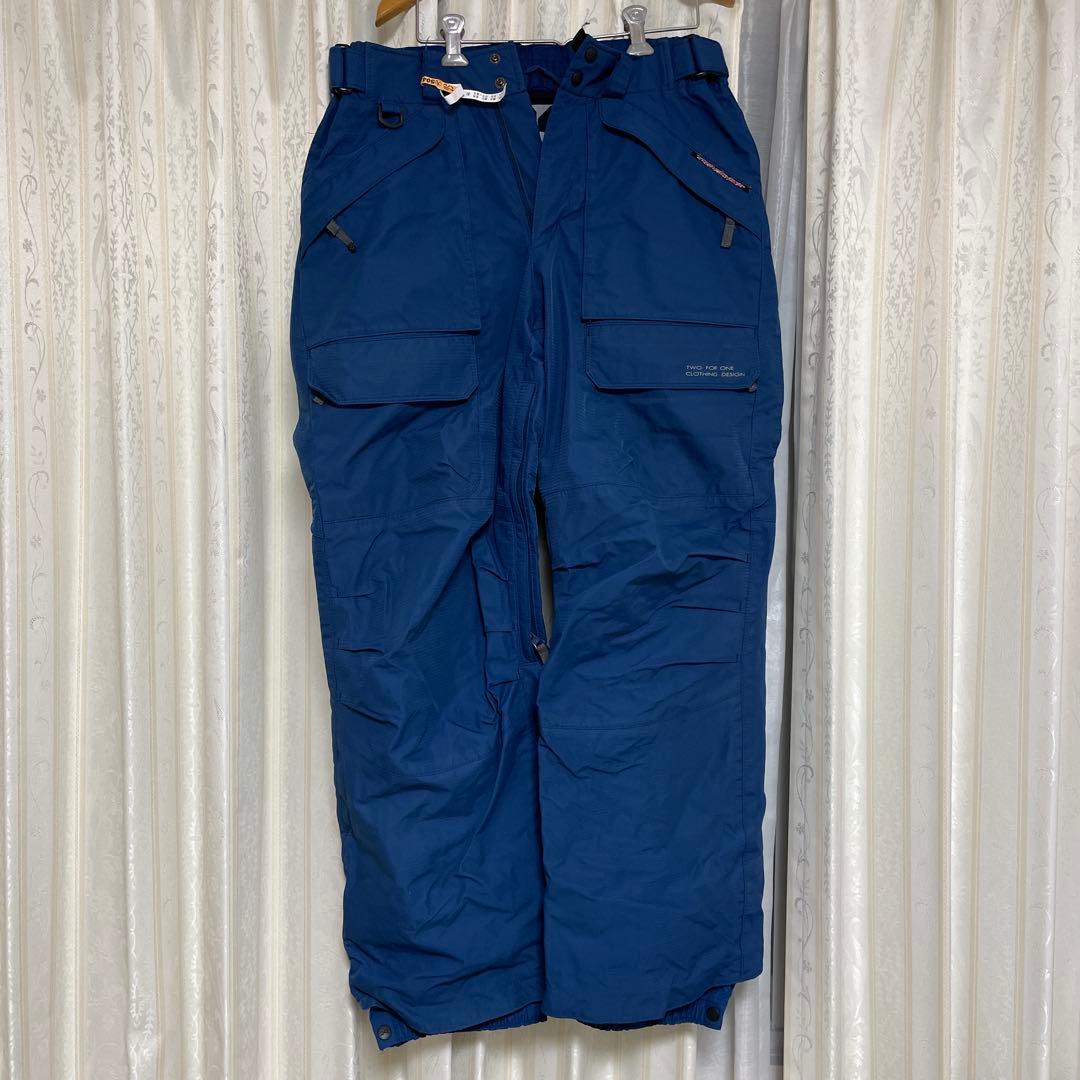 241 GORE-TEX Ｍ　青　スノーボードジャケット　とパンツ