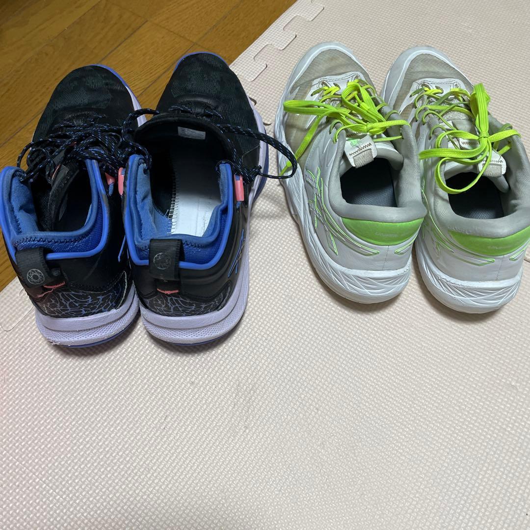 ASICS 白色→河村ゆうきモデル　 バスケットボールシューズ