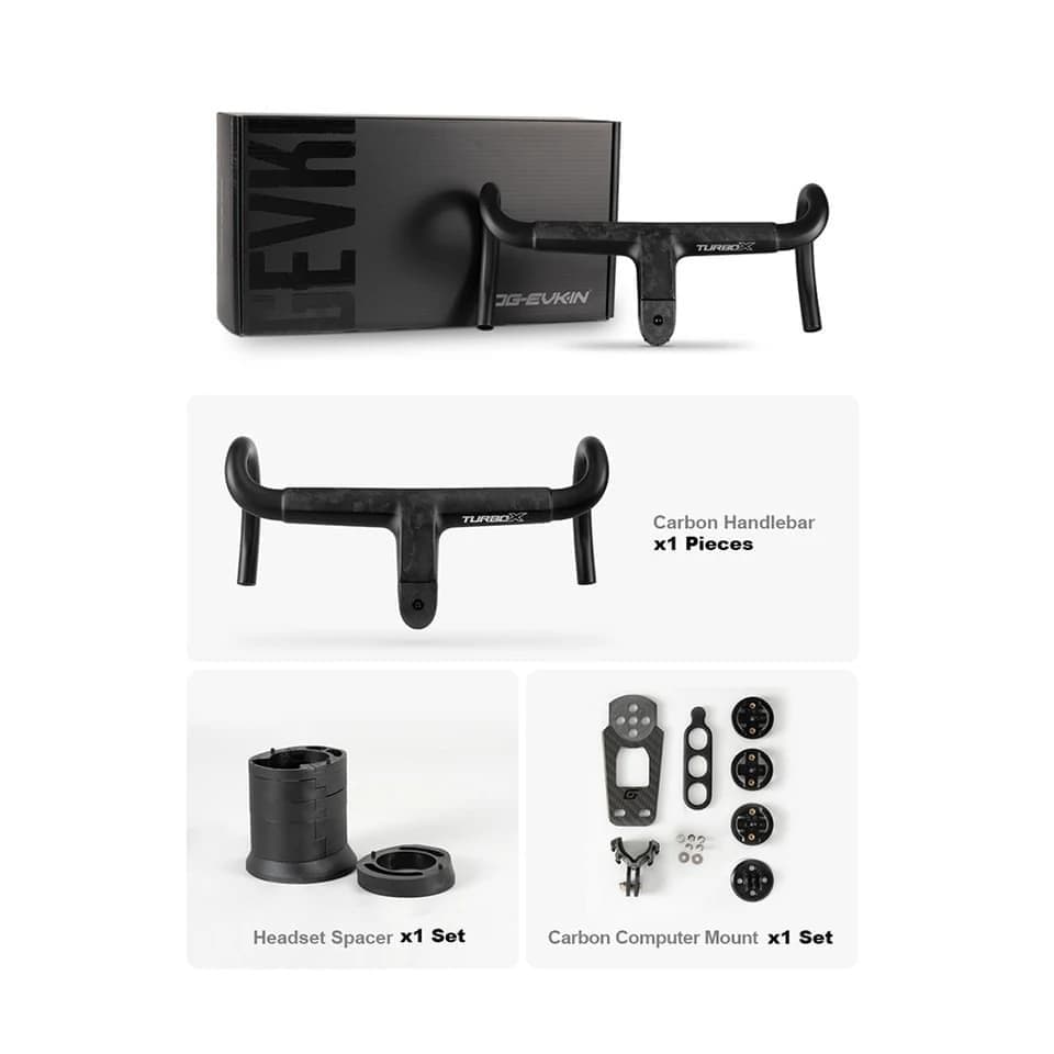og evkin ステム一体型カーボンハンドル 360mm