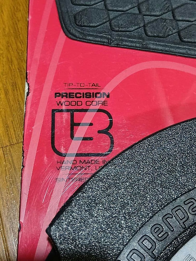 BURTONアルペンスタイル　赤スノーボードと黒ブーツセット