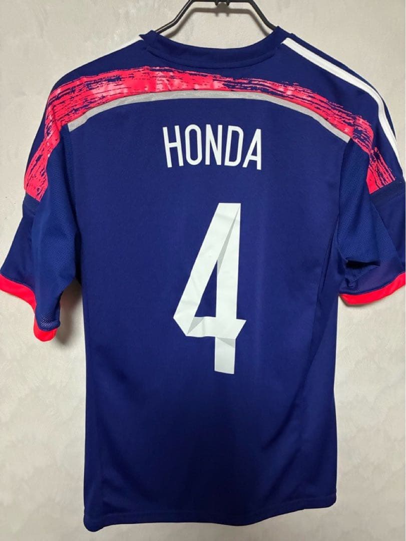 日本代表 ユニフォーム 14-15 ブラジルW杯 本田 Lサイズ アディダス