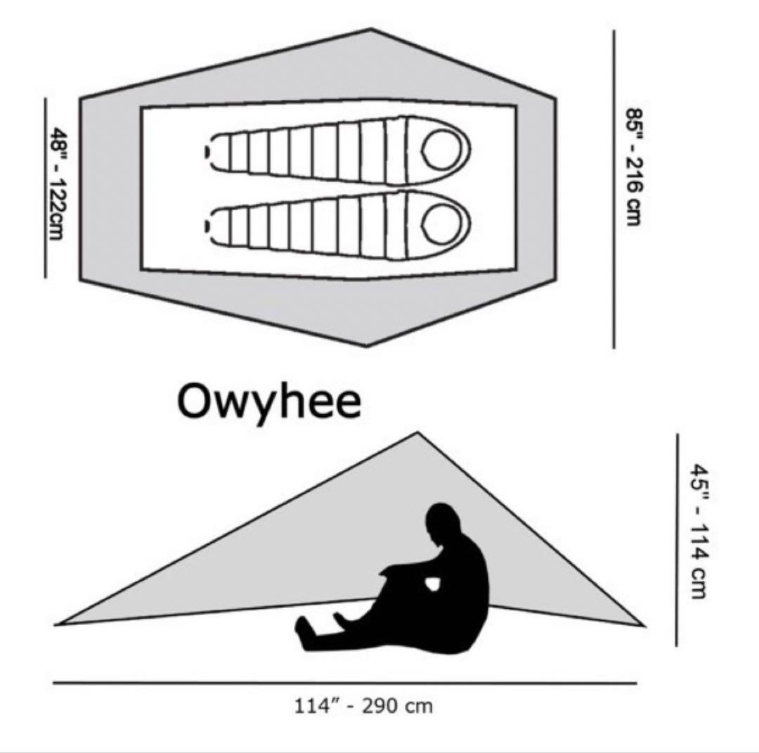 シックスムーンデザインズOwyhee オワイヒ2人用テント　フルセット