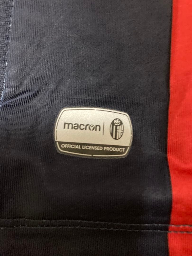 正規品未使用ボローニャFC19/20ホームユニフォームXLサイズ　macron