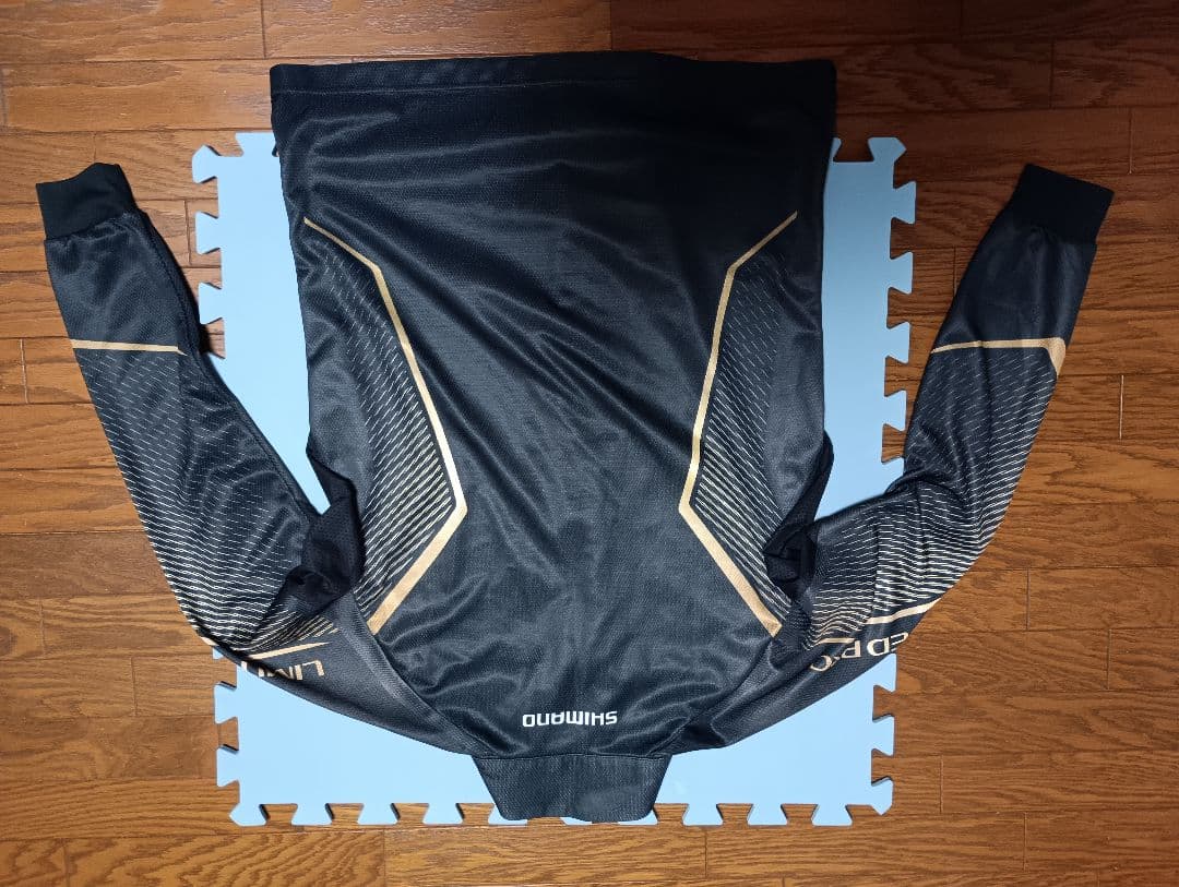 SHIMANO LIMITED PRO フルジップシャツ　長袖　M ブラック
