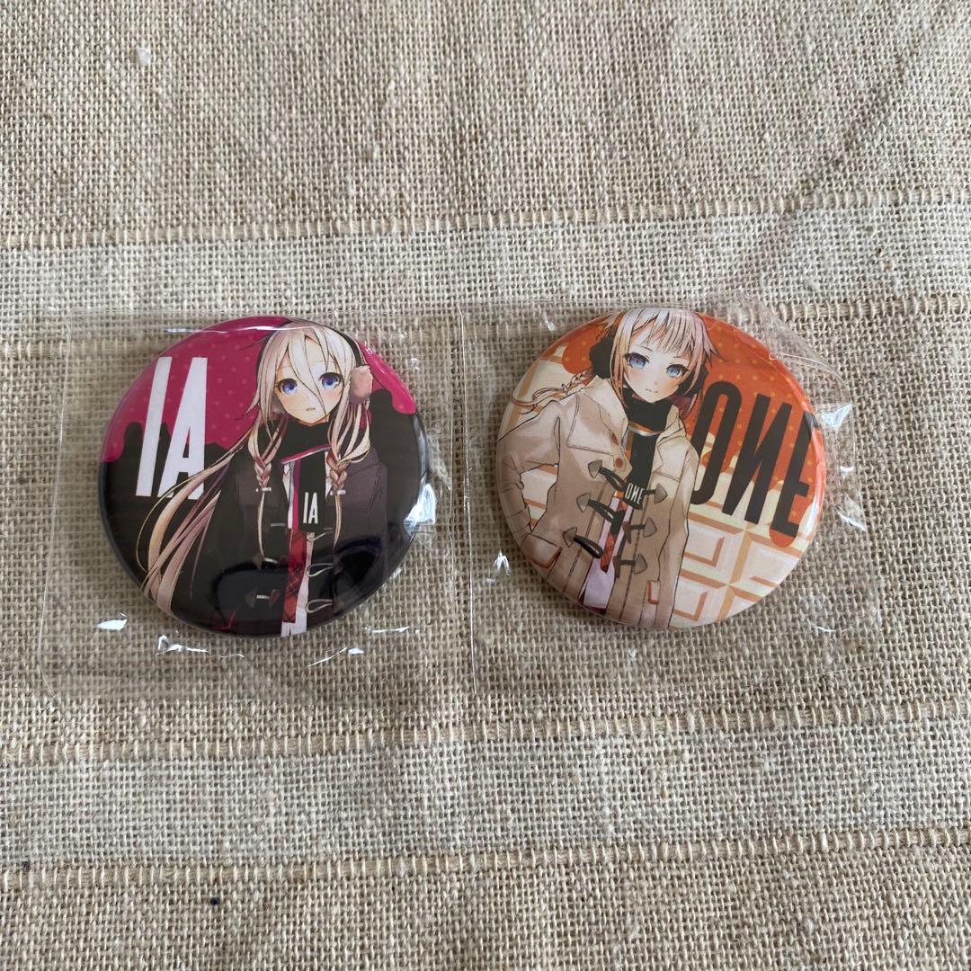 匿名配送 ボーカロイド VOCALOID IA ONE ワンマン 缶バッジ 8点