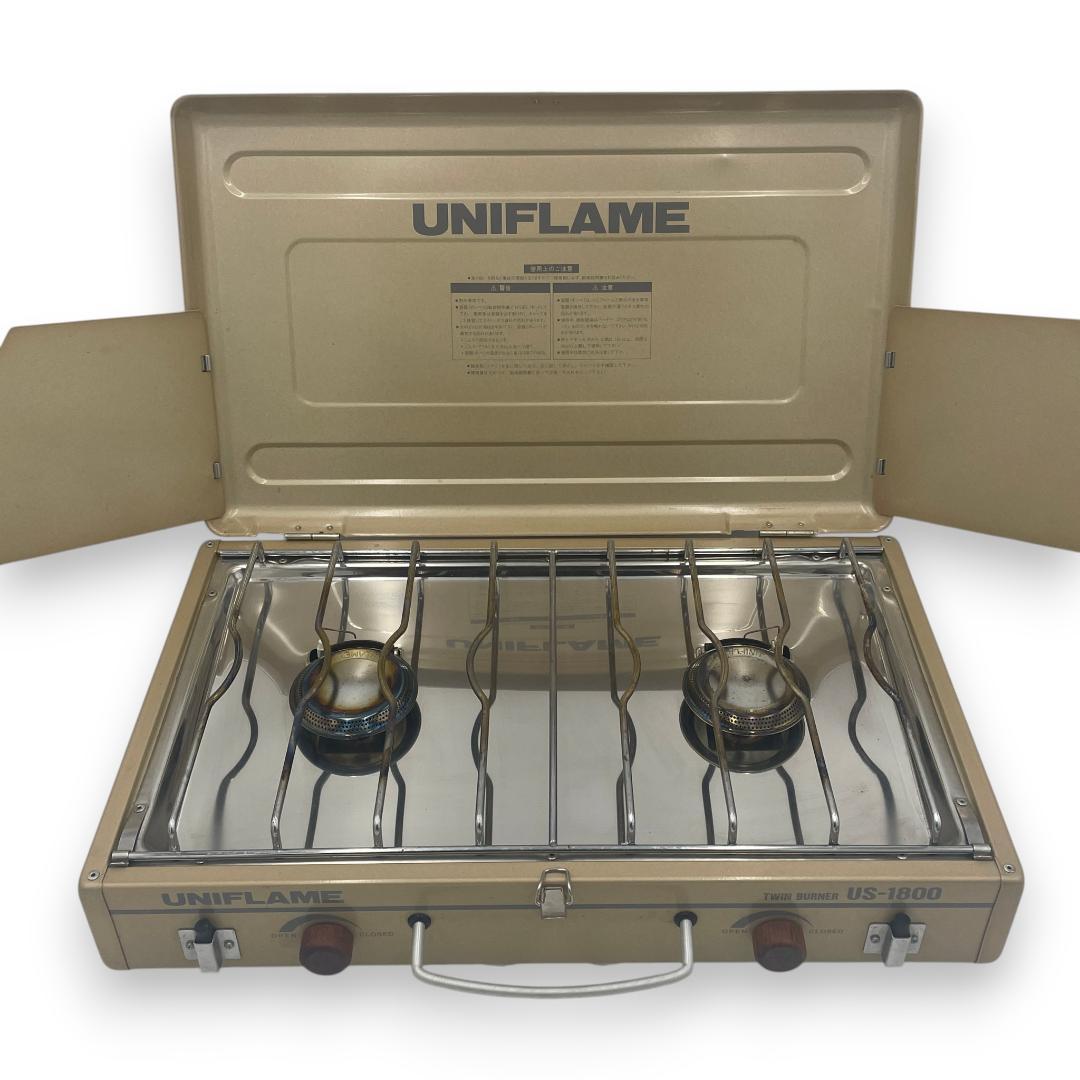【送料無料】UNIFLAME / ツインバーナーコンロ・US-1800廃盤カラー