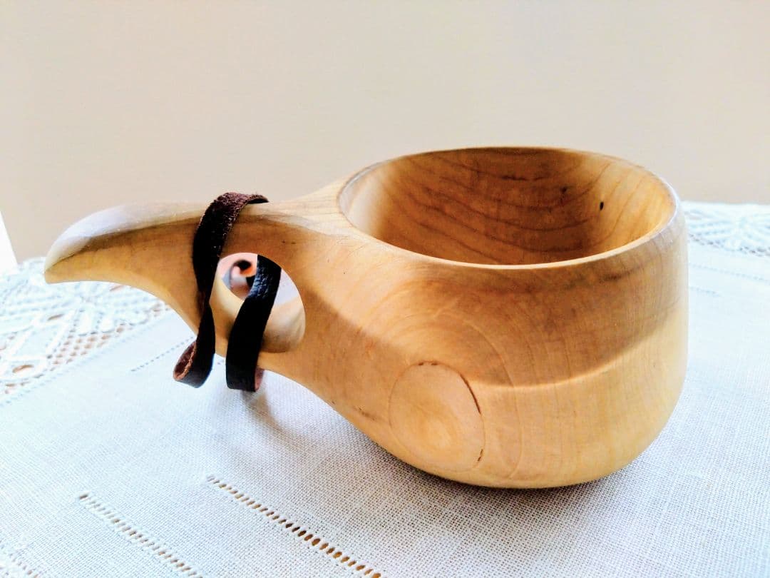 未使用　Kuksa ククサ　北欧　ラップランド製　刻印入り　スウェーデン