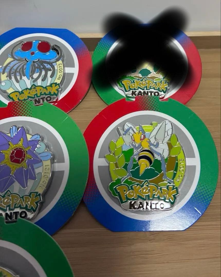 ポケパークカントー ピンバッジ7点セット