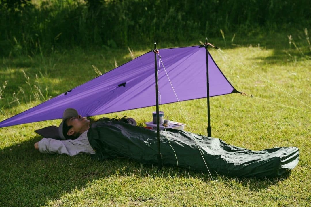 ジンダイジマウンテンワークス PB Tarp 5×5 Micro Purple