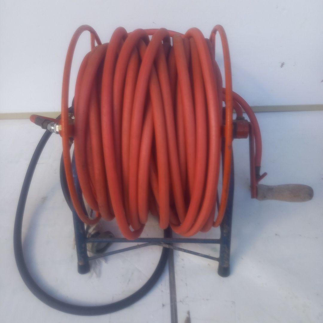 専用　ホースリール 農業用 動力噴霧器 噴霧器 動噴ホース等　　長さ47m
