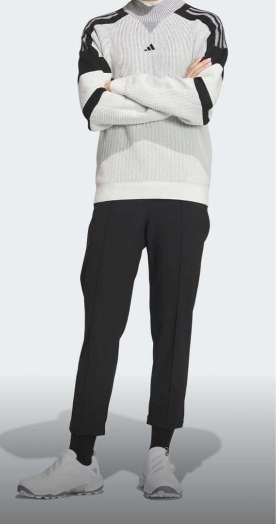 新品　アディダス　adidas ゴルフ　モックネック 長袖セーター M