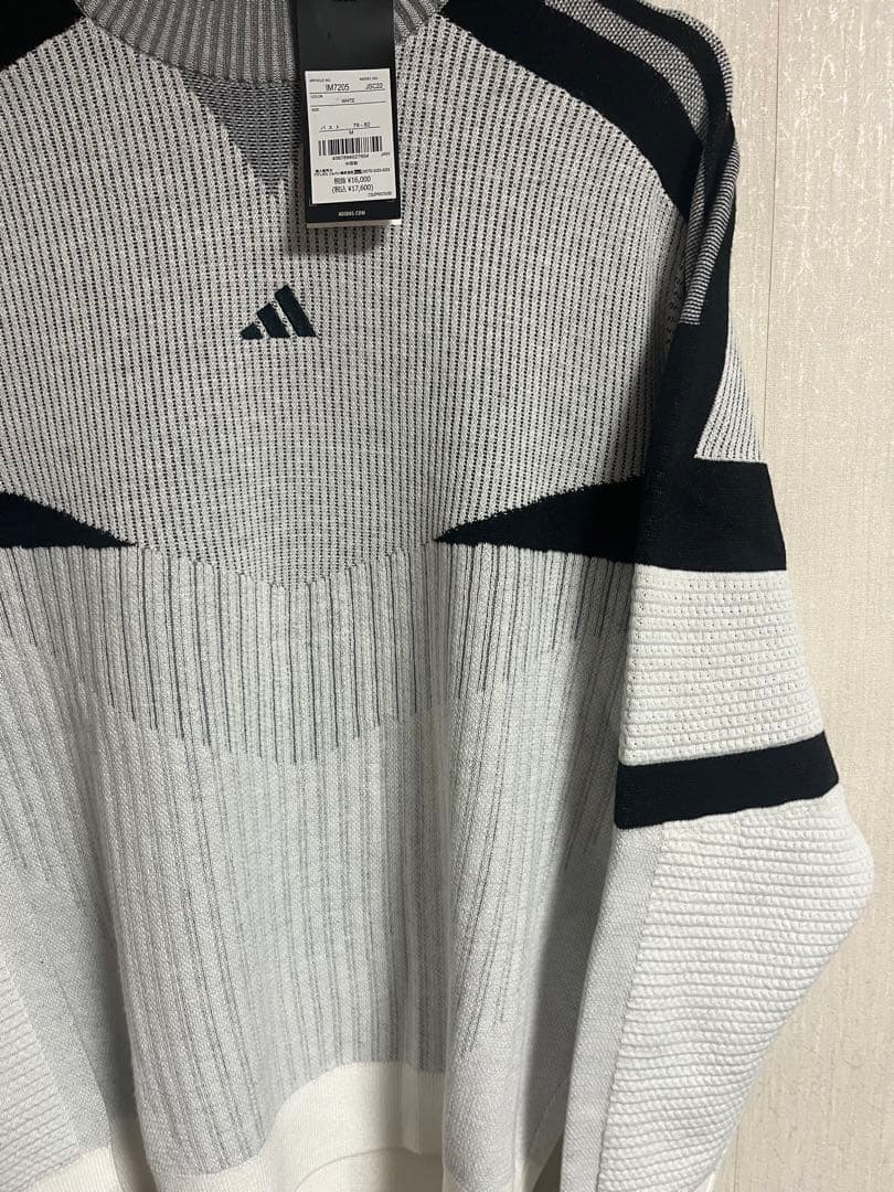 新品　アディダス　adidas ゴルフ　モックネック 長袖セーター M