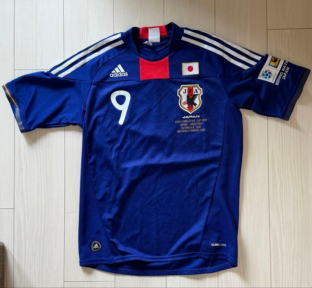 日本代表　Mサイズadidas キリンチャレンジカップ　記念ユニフォーム