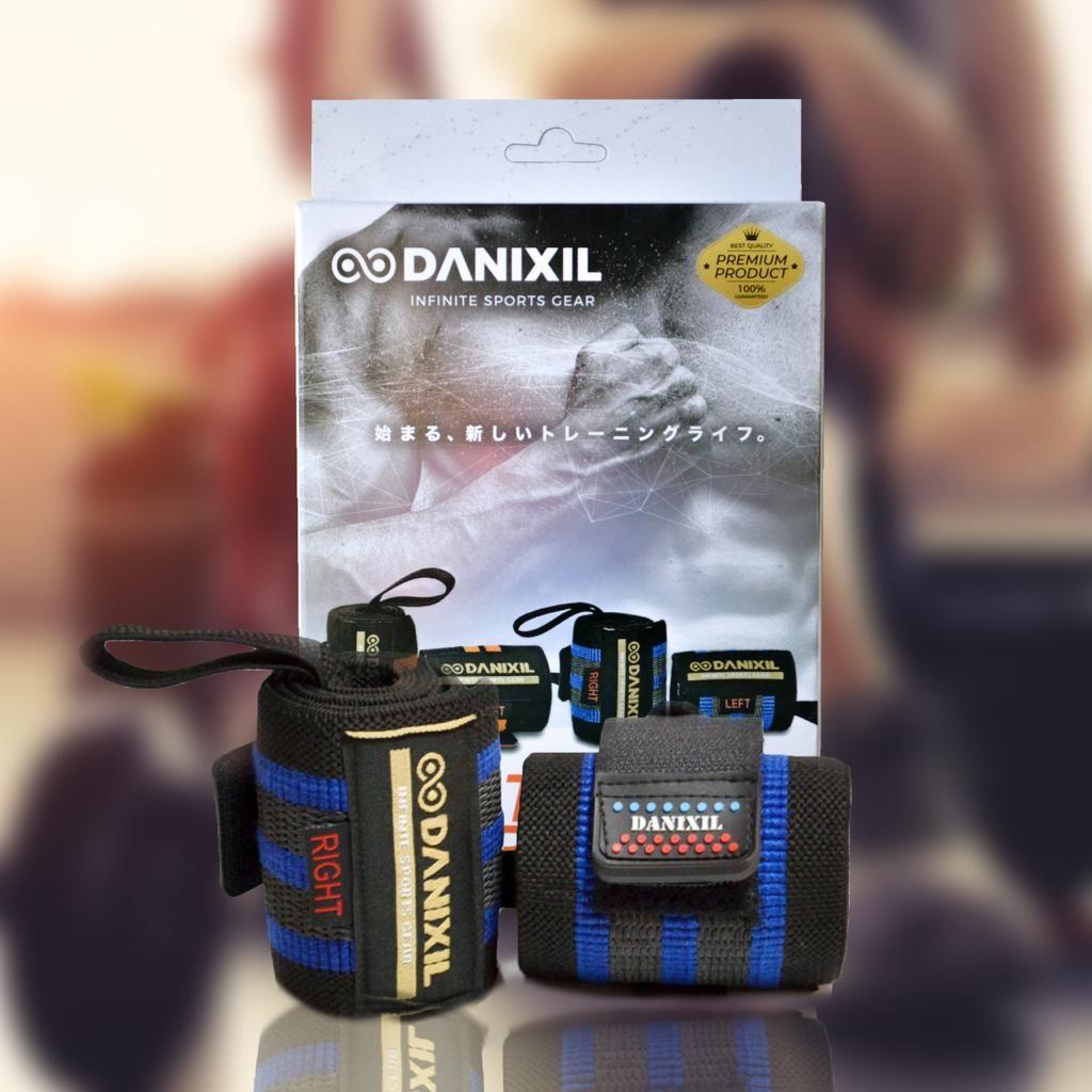 #1パワーグリップ プロ +DANIXIL (リストラップ )筋トレ