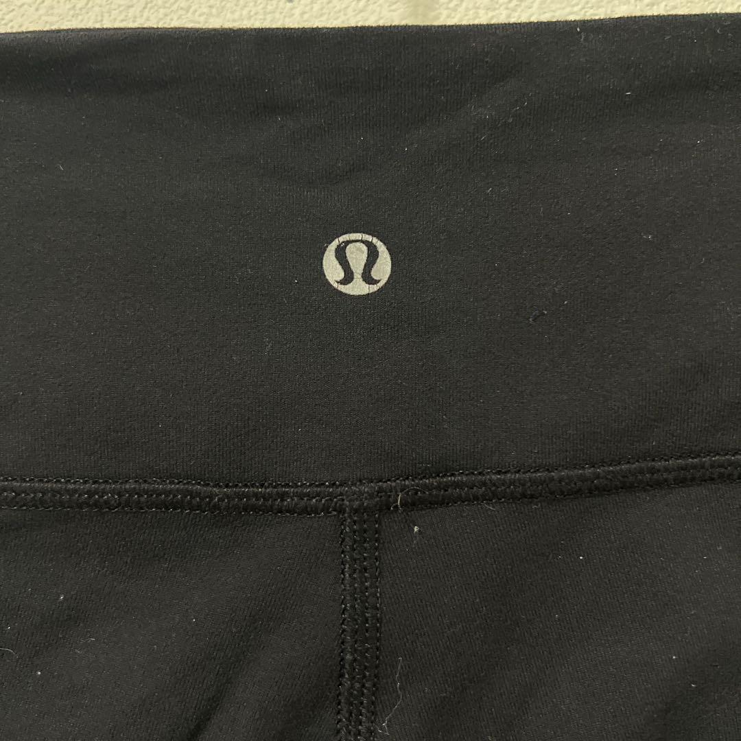 lululemon ルルレモン クロップドレギンス ブラック サイズ6