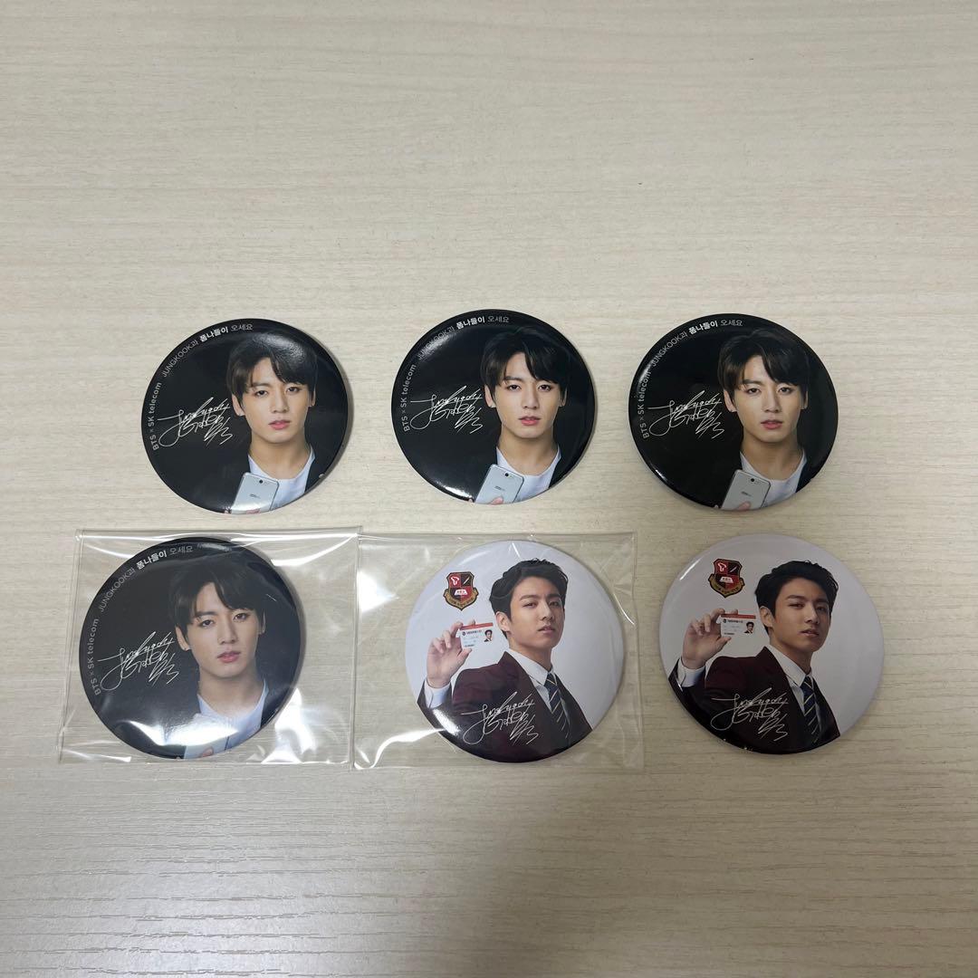 BTS ジョングク 缶バッジ ラキドロ 24個セット