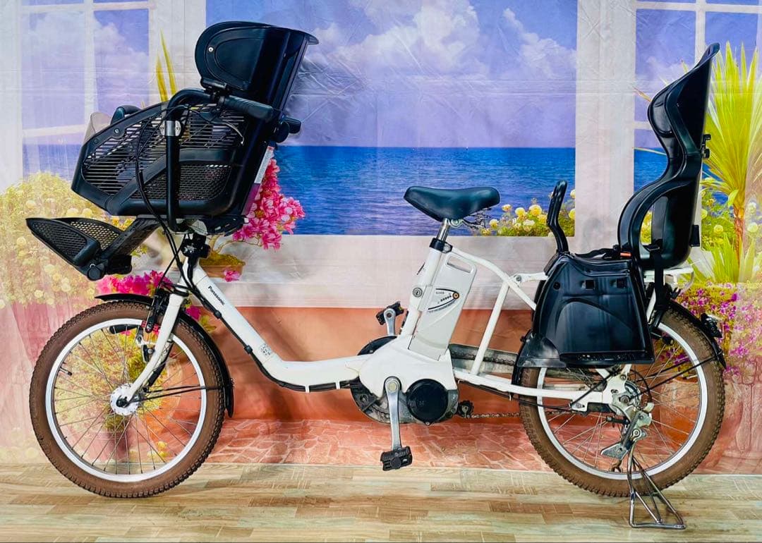 【限定価格！】ギュット⭐️13AHパナソニック子供乗せ電動自転車Y3265