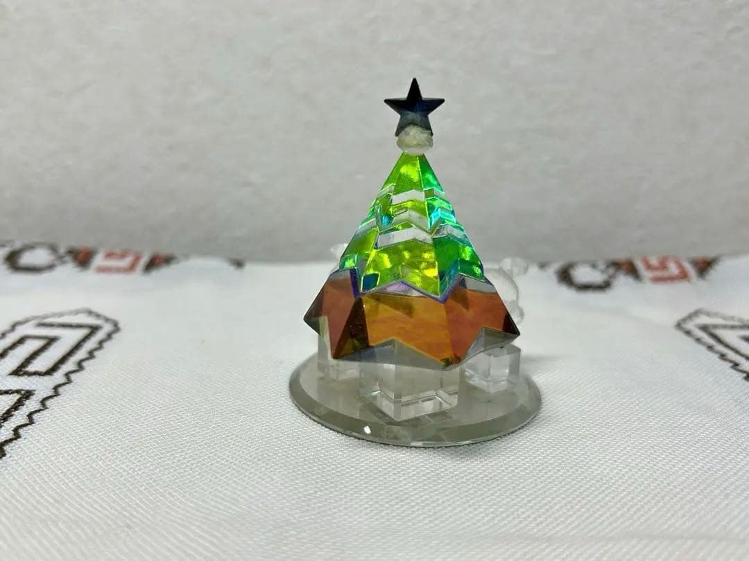 SWAROVSKI　スワロフスキー　クリスマス　ベア　置物　親子　くま