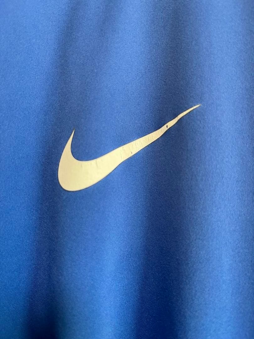 市立船橋サッカー部　Nike NFTB 半袖シャツ 青