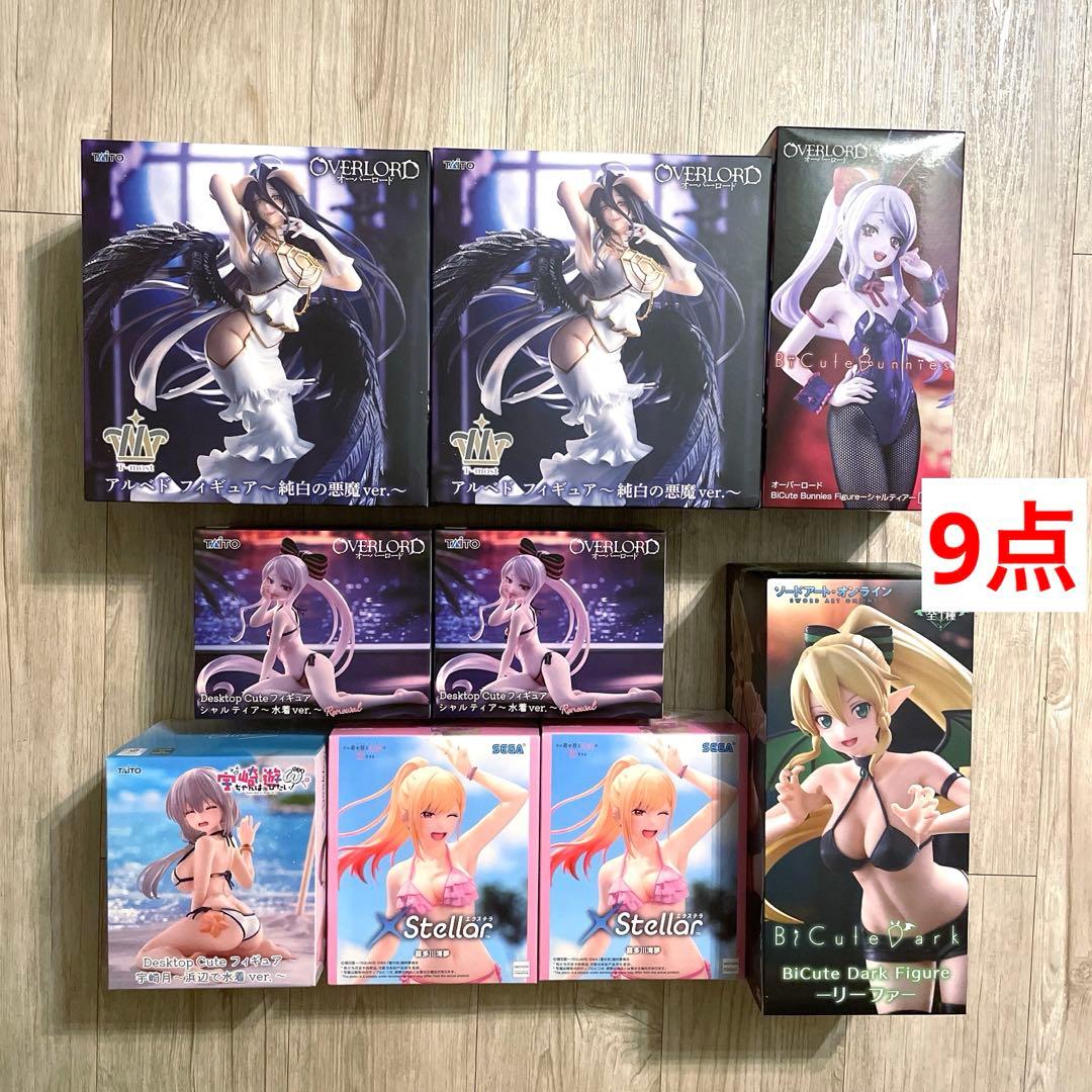 最新　人気　美少女　プライズ　フィギュア　まとめ売りセット　9点