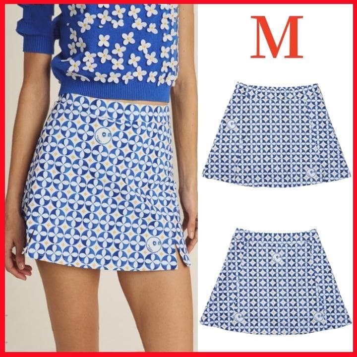 マルボンゴルフ スカート MALBON GOLF スポーツスカート パンツ付 M