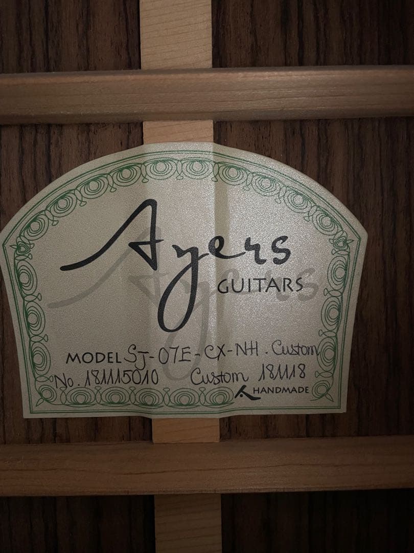 【Ayers guitar】　アコースティックギター