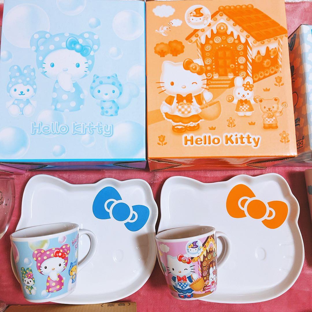 希少レア　ハローキティ　非売品　マグ　グラス　まとめ売り　平成レトロ　サンリオ