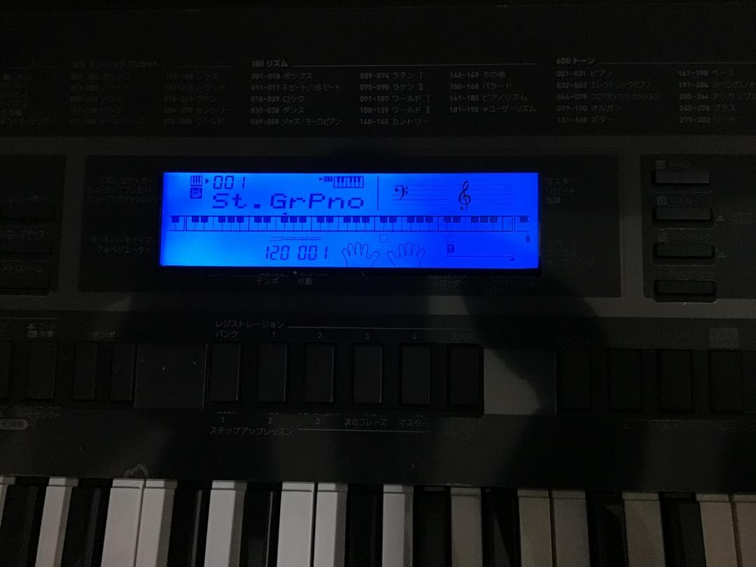 CASIO WK-220 電子キーボード 電子ピアノ