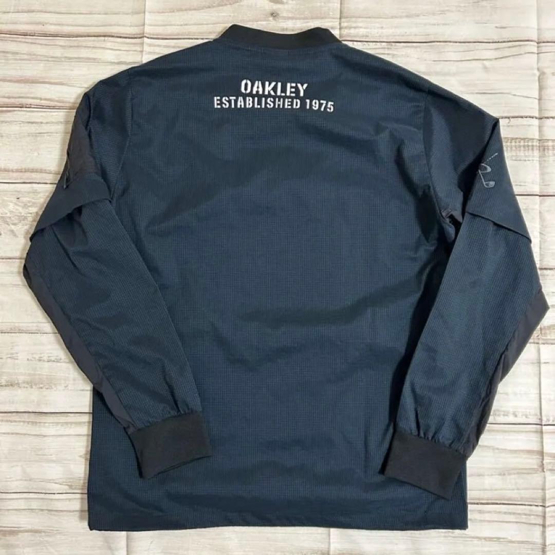オークリー　ピステ　プルオーバー　2way OAKLAY 半袖　長袖　L