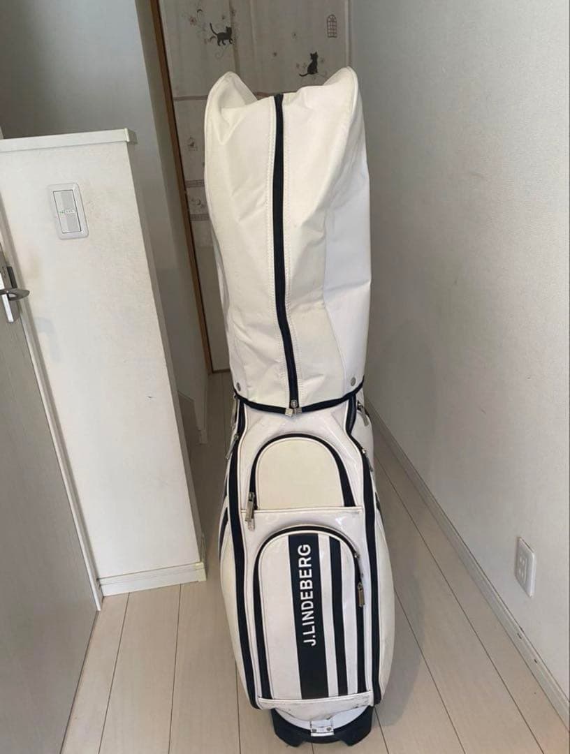 ななはちたか様用 J.LINDEBERG ゴルフバッグ・キャディバッグ ホワイト