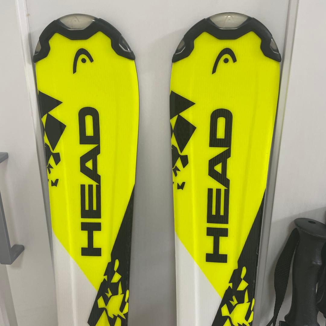 HEAD ジュニアスキー板、ビンディング、ストック3点セット 翌日発送可能
