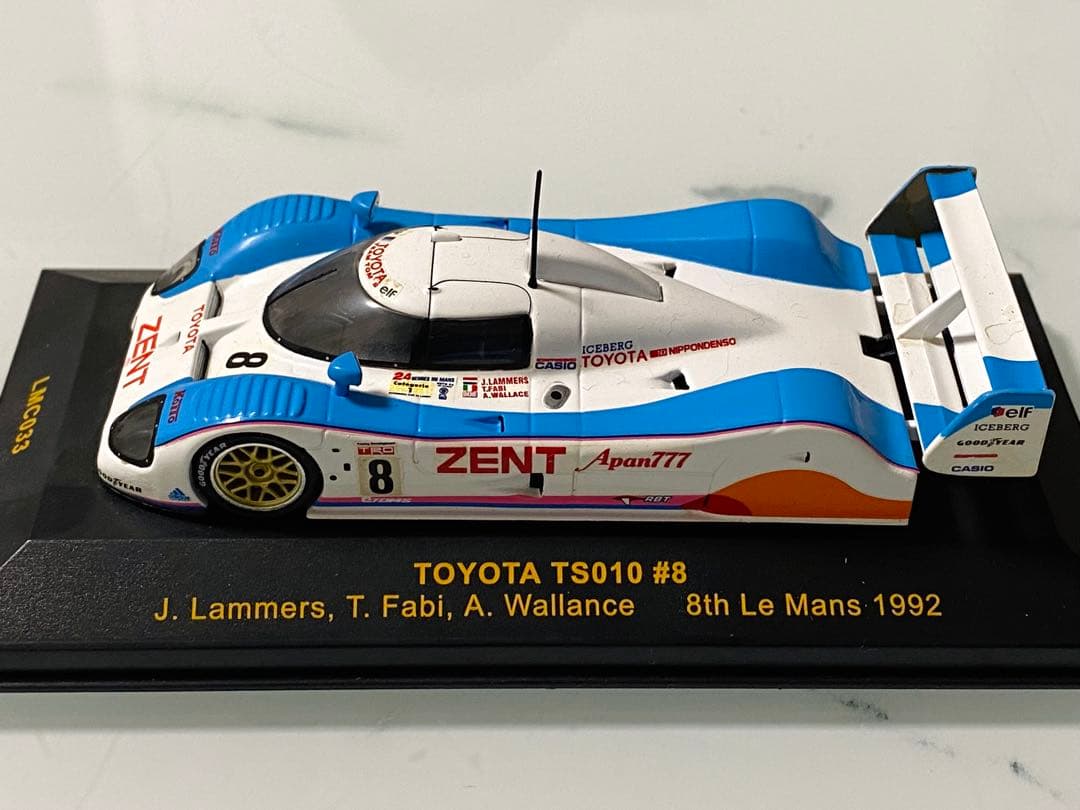 TOYOTA TS010ミニカーセット 8ts.LE MANS1992.1993